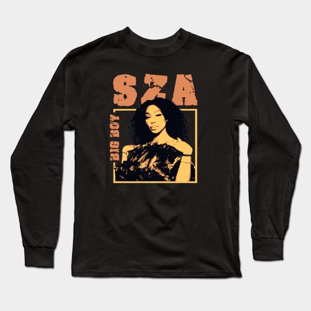 Vintage girl rapper Long Sleeve T-Shirt by Buddydoremi